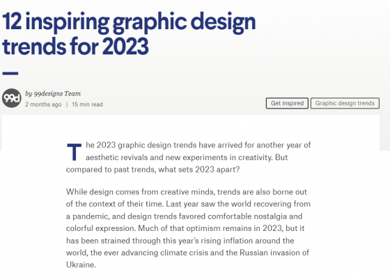 12 inspiring graphic design trends for 2023 