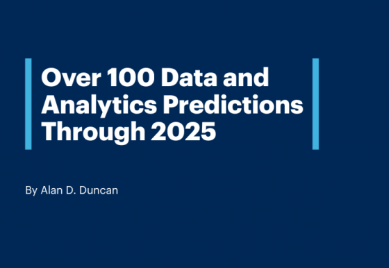 Gartner - 100 data analytics predictions 2025 