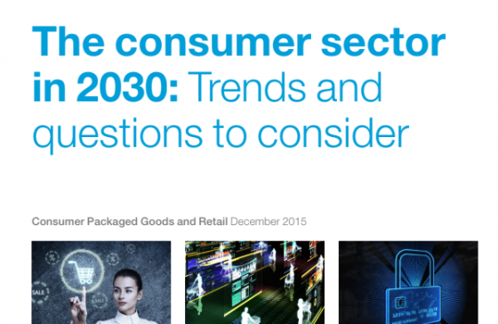 McKinsey - The consumer sector in 2030 