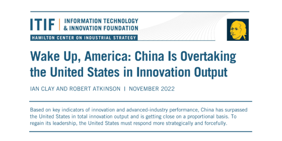 ITIF's 2023 US & China innovation 