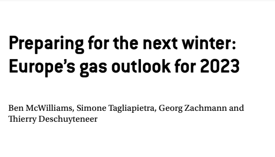 Bruegel - Europe Gas Outlook 2023 