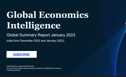 McKinsey - Global Economics Intelligence executive summary, Part 1 