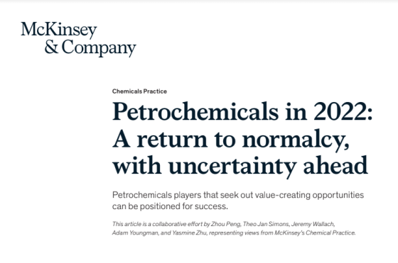 McKinsey - Petrochemicals in 2022 