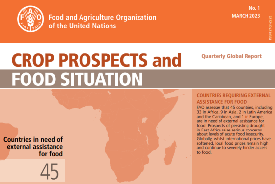 FAO - Crop Prospects and Food Situation 