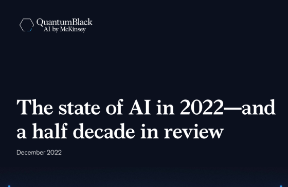 McKinsey - The state of AI in 2022 and half decade in review 