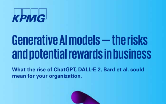 KPMG - Generative AI models the risks and potential rewards in business 