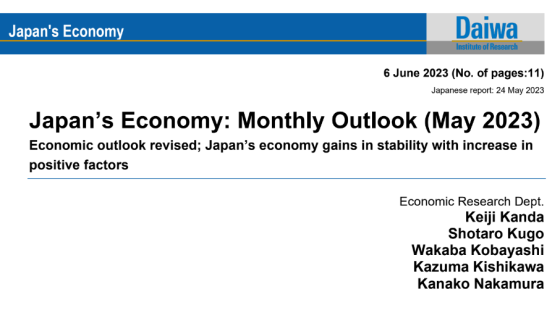 Daiwa - Japan Economy May 2023 