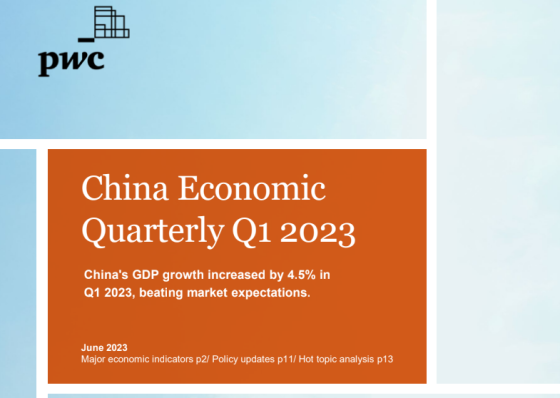 PWC - China Economic Quarterly, Q1 2023 