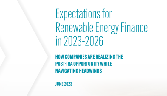 ACORE - Expectations for Renewable Energy Finance in 2023-2026 