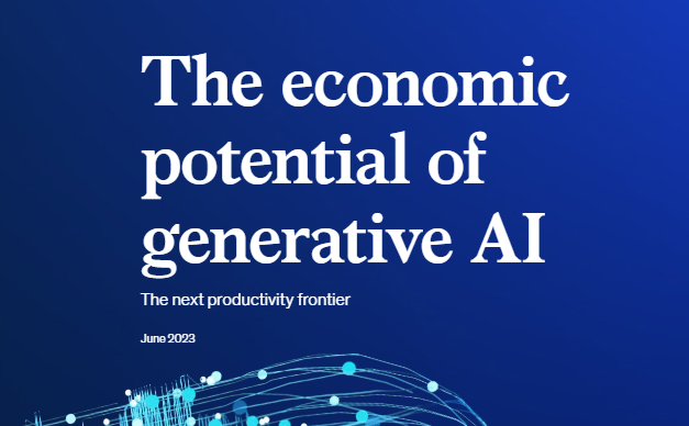 McKinsey – The Economic Potential of Generative AI, McKinsey, Июнь 2023 ...