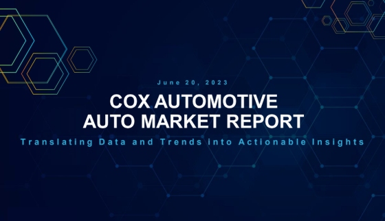 Cox - Auto market Report June 