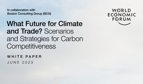 WEF - What Future for Climate and Trade 2023 