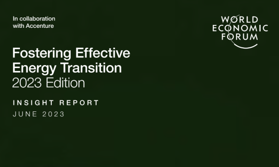 WEF - Fostering Effective Energy Transition 2023 