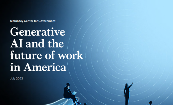 McKinsey - Generative AI and the future of work in America 