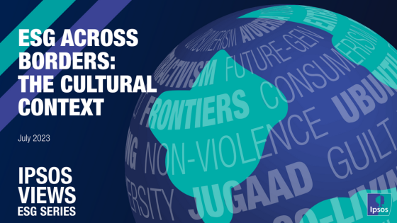 IPSOS - ESG Across Borders The Cultural Context 