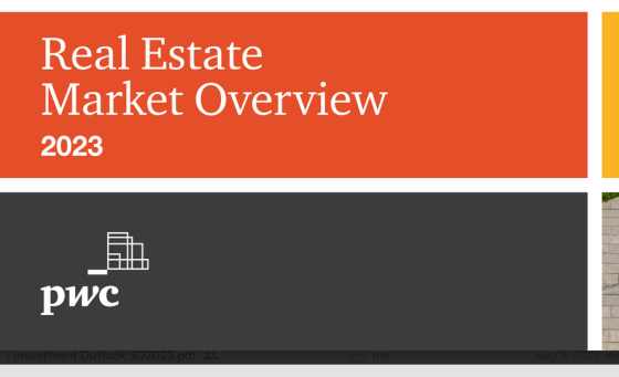 PWC - Real Estate Italy Market Overview, 2023 