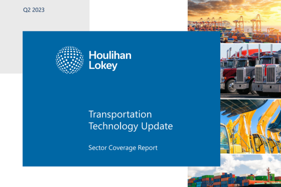 Houlihan Lokey - Transportation Technology, 2Q 2023 