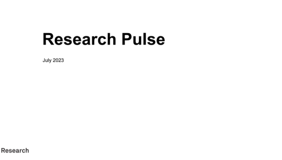 CRISIL - India Economic Research Pulse 