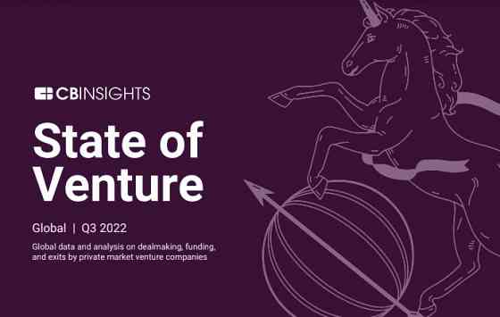 CBInsights - Venture market report in Q3'22 