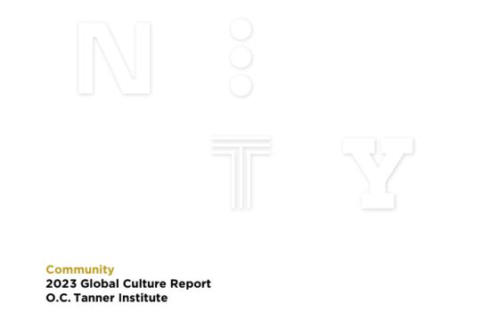 Tanner Institute - Global Culture Report, 2023 