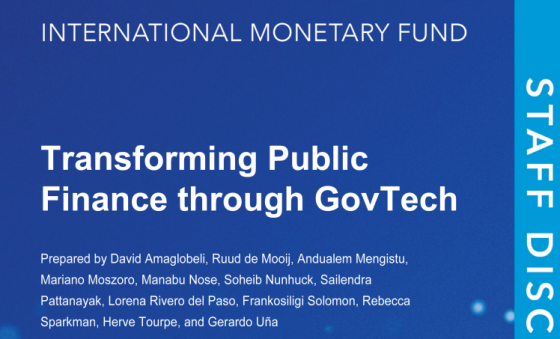 IMF - Transforming Public Finance through GovTech 