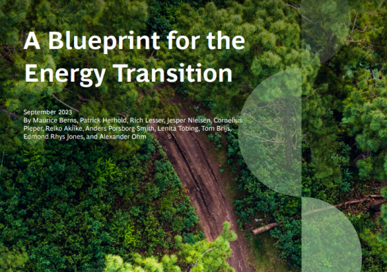 BCG - A Blueprint for the Energy Transition, Sep 2023 