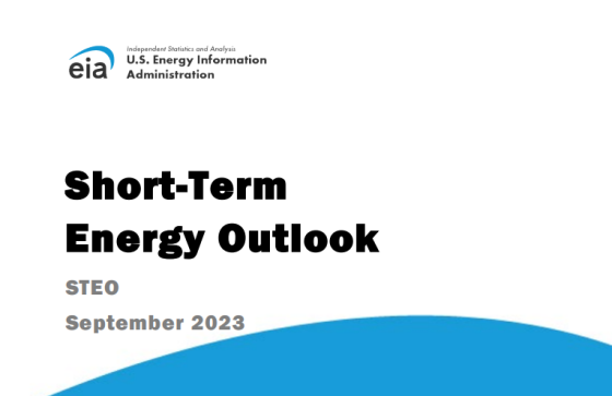 EIA - Short-Term Energy Outlook, Sep 2023 