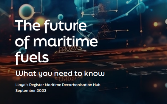 Lloyds Register - The Future of Maritime Fuels 
