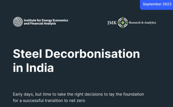 IEEFA - Steel Decarbonisation in India, Sep 2023 