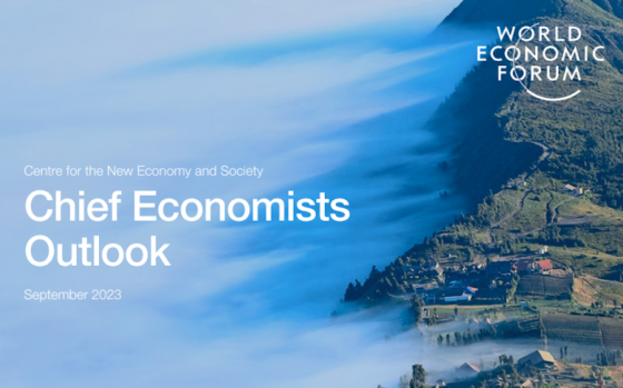 WEF – Chief Economists Outlook September, 2023 