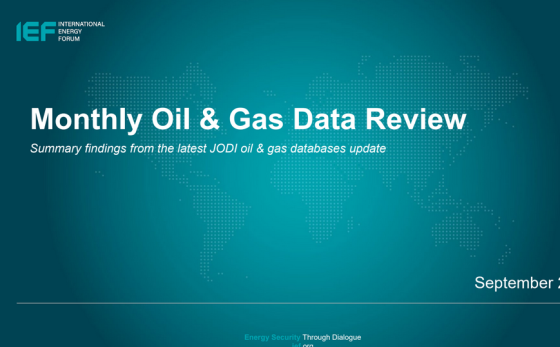 IEF – Monthly Oil Gas Data Review, Sep 2023 