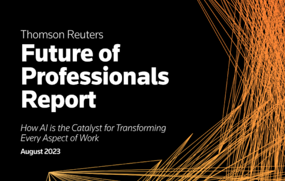 Thomson Reuters – Future of Professionals Report, 2023 