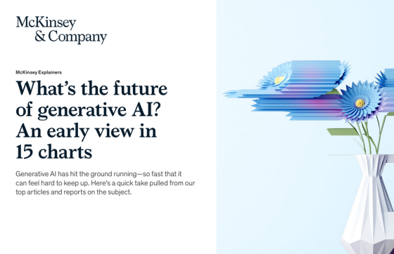 McKinsey – Future of GenAI 15 Charts, 2023 