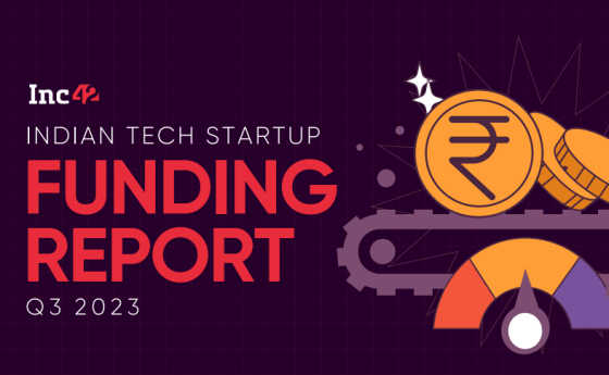 Inc42 – Indian Tech Startup Funding Report, 3Q 2023 