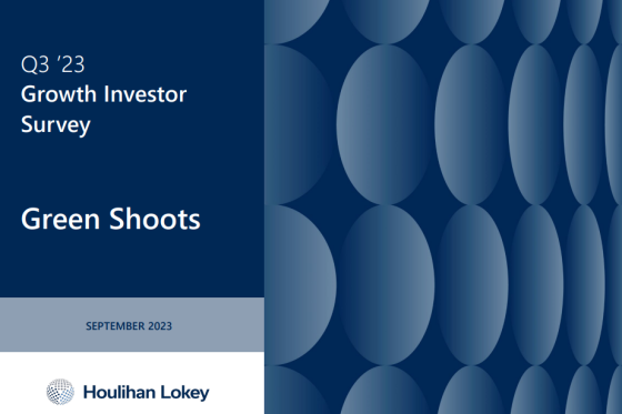 Houlihan Lokey – Growth Investor Survey, 3Q 2023 