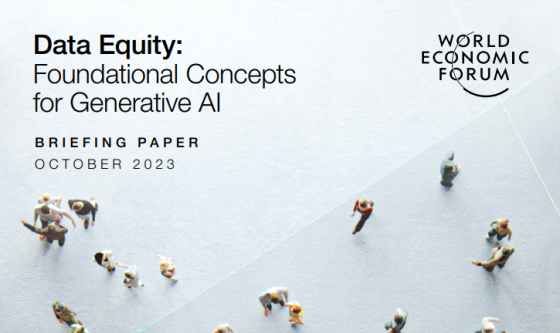 WEF – Data Equity Generative AI, 2023 