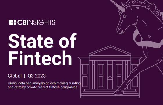 CB Insights – State of Fintech, 3Q 2023 