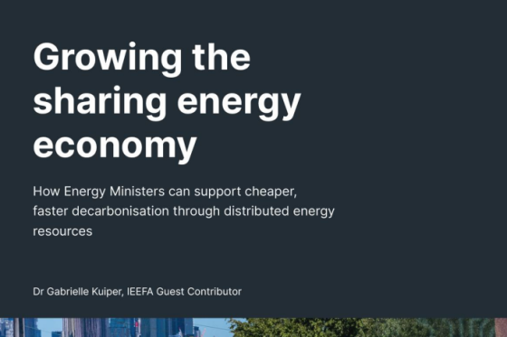 IEEFA – Growing the sharing energy economy, Oct 23 