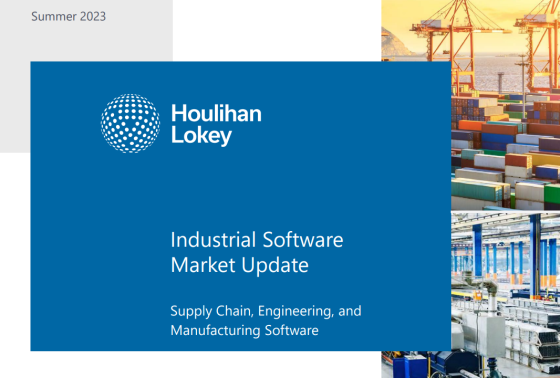 Houlihan Lokey – Industrial Software Market Update Summer, 2023 