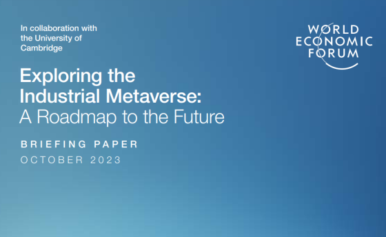 WEF – Industrial Metaverse, 2023 