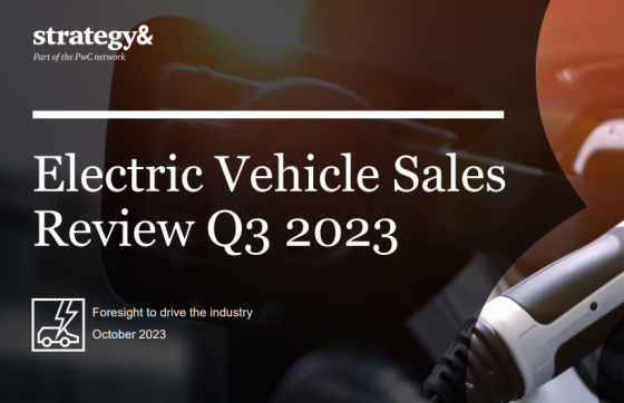 Strategy & PwC – EV Sales Review, 3Q 2023 
