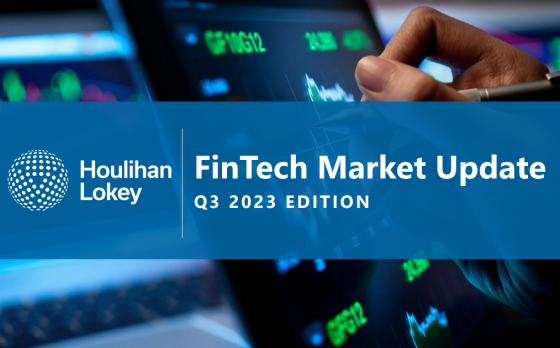 Houlihan Lokey – Fintech Market Update, 3Q 2023 