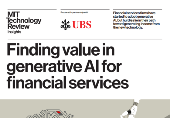 MIT & UBS – GenAI in Financial Sector, 2023 