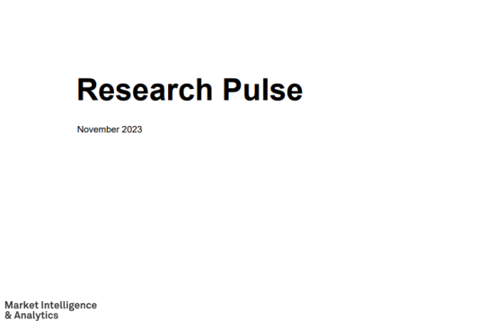 CRISIL – Research Pulse, Nov 2023 