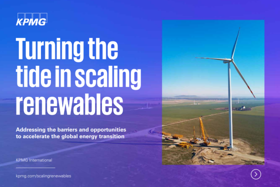 KPMG – Turning the tide in scaling renewables 