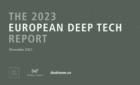 Dealroom – The European Deep Tech Report, 2023 