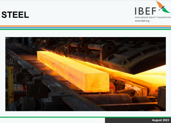 IBEF – India Steel Sector, 2023 