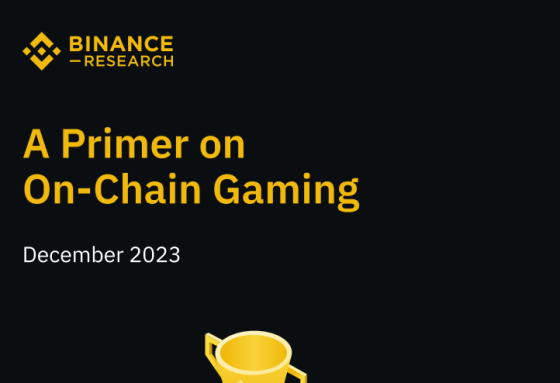 Binance – A primer on On-Chain Gaming 