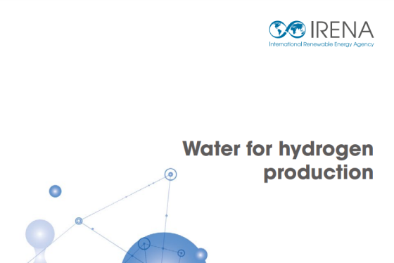 IRENA – Water for hydrogen production, 2023 