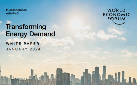 WEF – Transforming Energy Demand, 2024 